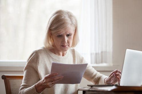 <span class="caption">A daunting prospect. </span> <span class="attribution"><a class="link " href="https://www.shutterstock.com/image-photo/serious-frustrated-middle-aged-senior-woman-1185179239?src=HBL0ibXpa--dB3pqytjDow-1-32" rel="nofollow noopener" target="_blank" data-ylk="slk:Fizkes/Shutterstock.;elm:context_link;itc:0;sec:content-canvas">Fizkes/Shutterstock.</a></span>