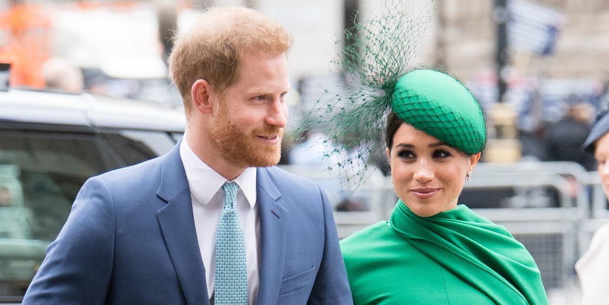 london, england march 09 prince harry, duke of sussex and meghan, duchess of sussex attend the commonwealth day service 2020 on march 09, 2020 in london, england photo by samir husseinwireimage