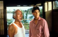 <p>Ralph Macchio appeared in the 1984 cinema classic <em>The Karate Kid</em> and, one could argue, is responsible for a whole generation of teenagers attempting to earn their black belt. Of course, Pat Morita played a big part in that as well.</p>