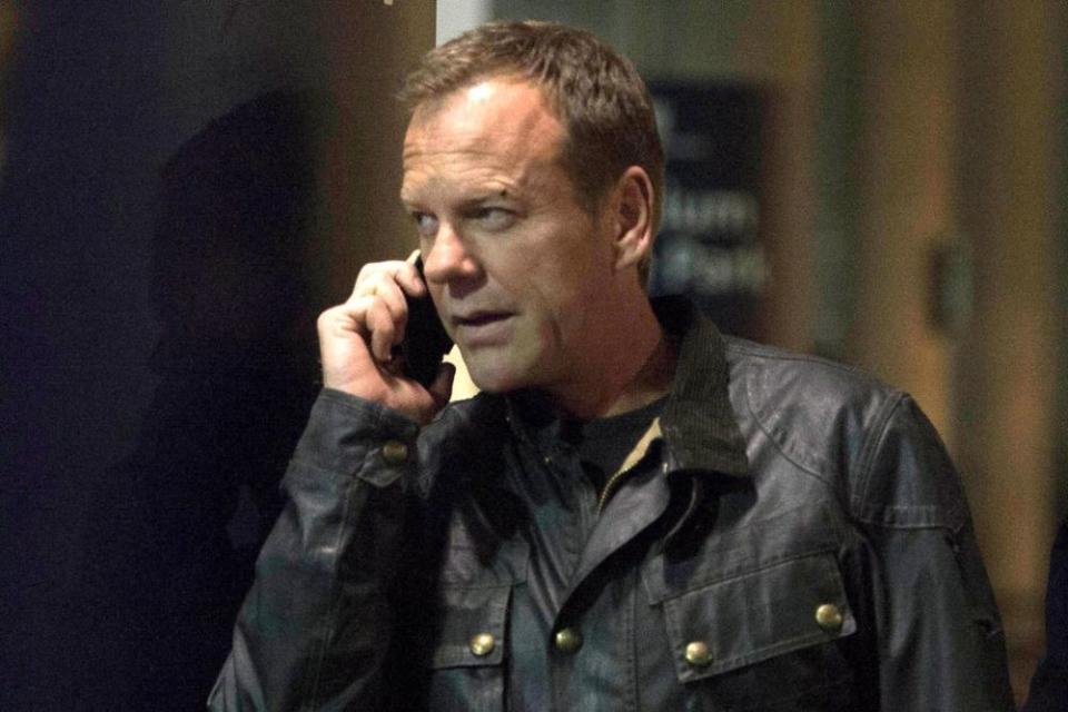 Kiefer Sutherland as Jack Bauer in <em>24</em>.