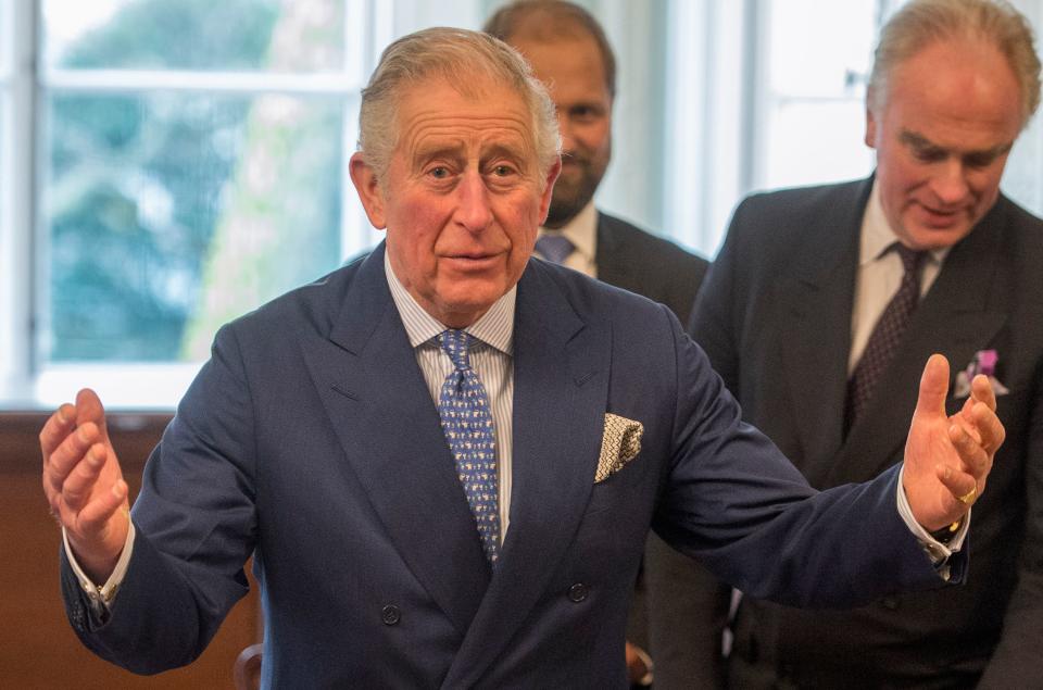 Britain's Prince Charles, Prince of Wales speaks during a meeting of business leaders to discuss the role of plastics in the economy in London on January 31, 2018. The Prince of Wales, President of the Prince's International Sustainability Unit, joined a meeting of key plastics stakeholders and business leaders to discuss the role of plastics in the economy and the steps that can be taken to prevent plastic build up in the oceans. / AFP PHOTO / POOL / David Parker        (Photo credit should read DAVID PARKER/AFP via Getty Images)