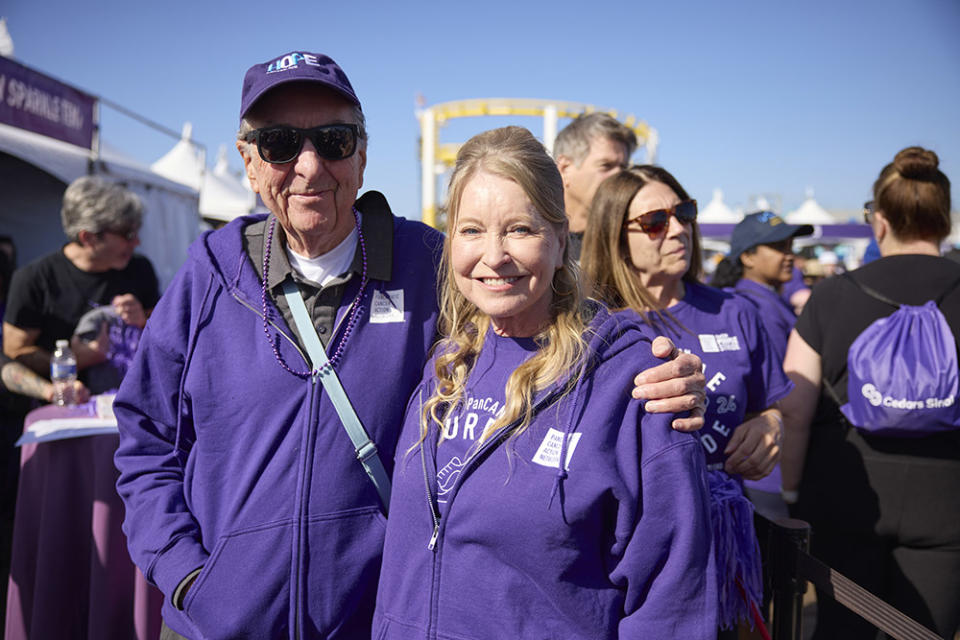 Eric Idle and Lisa Niemi Swayze at PurpleStride Pancreatic Cancer Action Network Event