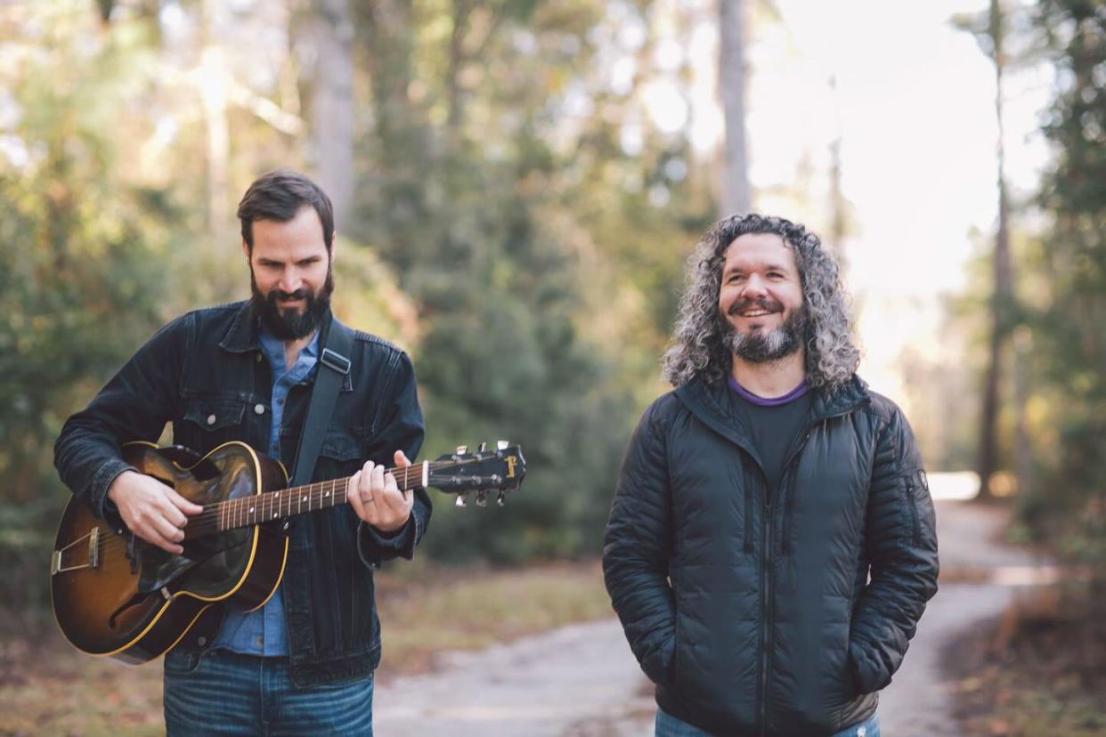 Brent Holloman (left) and Ben Mabry of Wilmington indie folk duo Beta Radio.