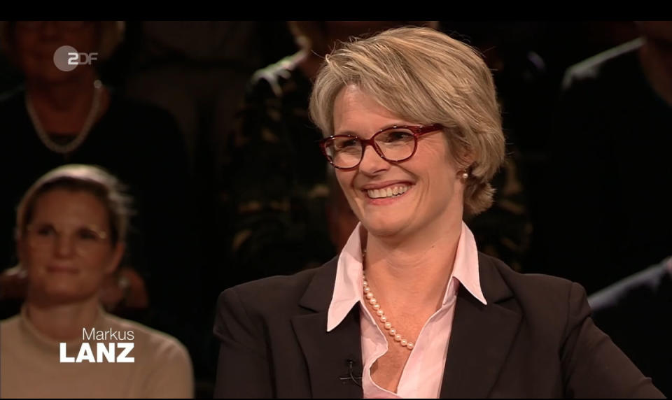 “Wofür kämpfen Sie?”, fragte Lanz die Bildungsministerin Anja Karliczek. (Bild: ZDF/Screenshot)