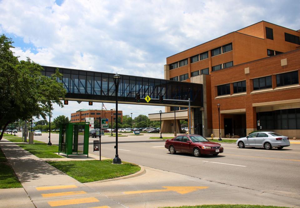 The Salina Regional Health Center on Santa Fe Avenue. Salina Regional is amid ongoing negotiations with Blue Cross Blue Shield of Kansas.