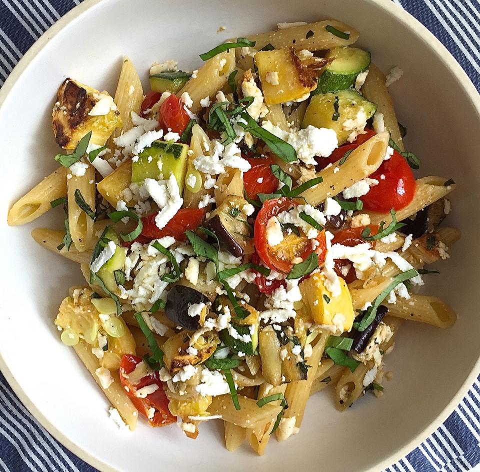 Penne With Summer Veggies