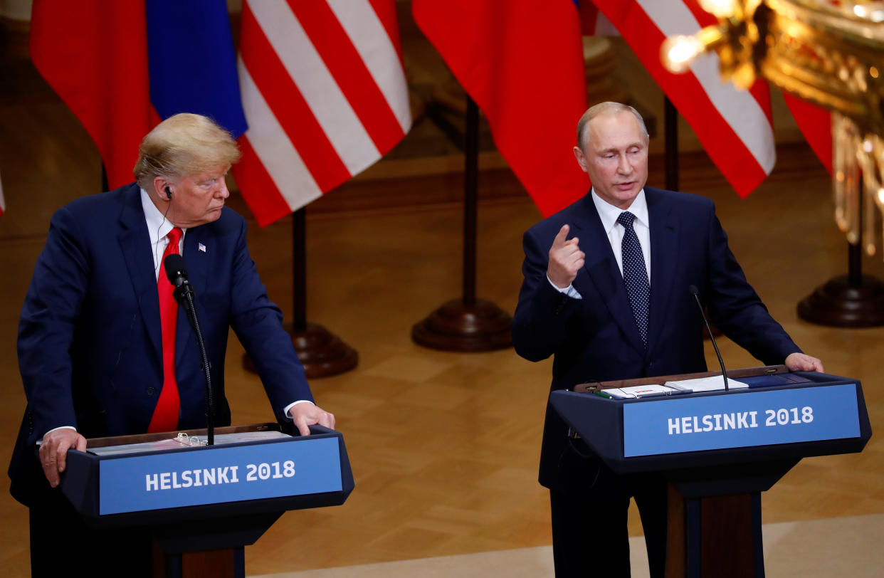 Trump caused a firestorm in Helsinki earlier this week after he rejected the assertion of U.S. intelligence agencies, who say Russia led a sophisticated campaign to influence the last presidential election.