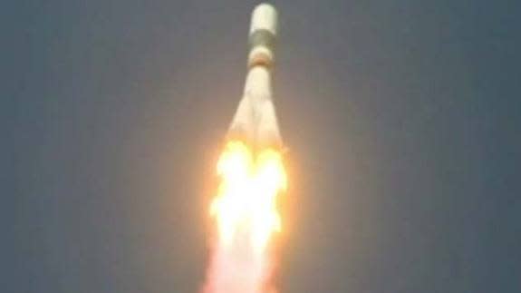 After launching from Kazakhstan early in the morning on April 24, 2013, a Russian Progress capsule suffered a glitch when in orbit.