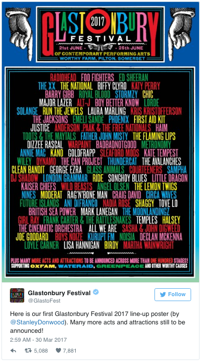 Plus Katy Perry, Phoenix, Haim, the Can Project, the xx, Run the Jewels, the National, Thundercat, and many more