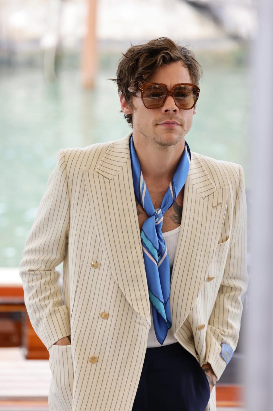 Harry Styles has been spotted at luxury boutique hotel Il Pellican — the same five-star resort in Porto Ercole on the Argentario coast, where he’s previously stayed with his ex, Olivia Wilde (Getty Images)