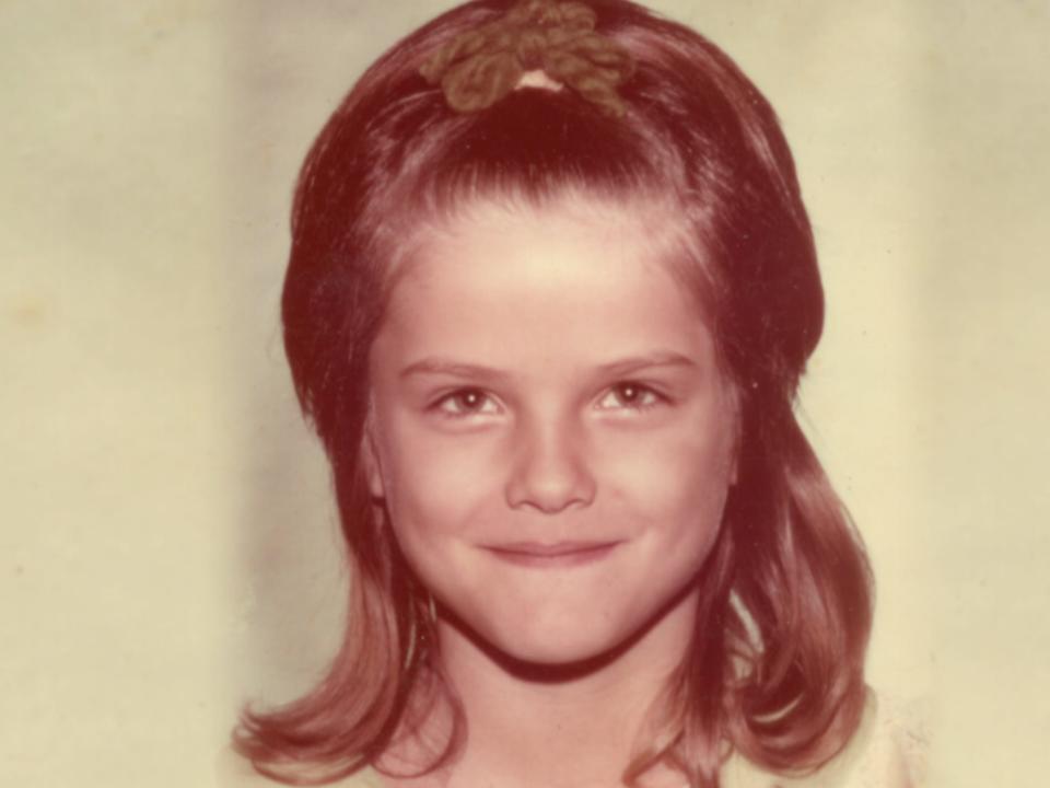 Anna Nicole Smith as a young girl.