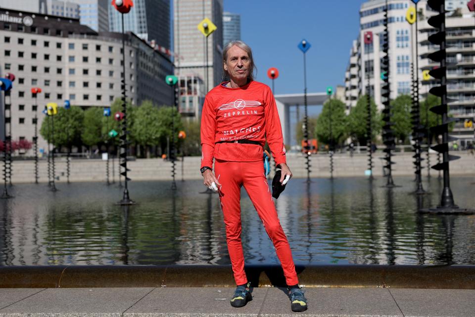 French high level climber Alain Robert popularly known as the 
