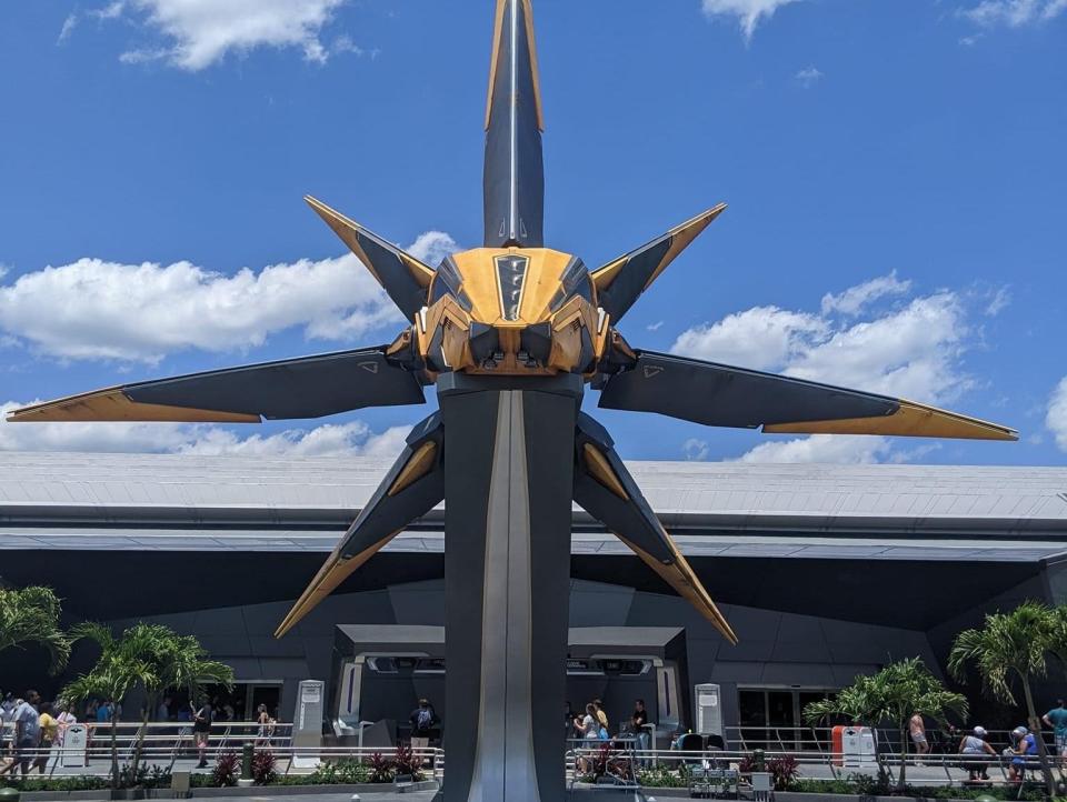 guardians of the galaxy cosmic rewind attractions at epcot in disney world