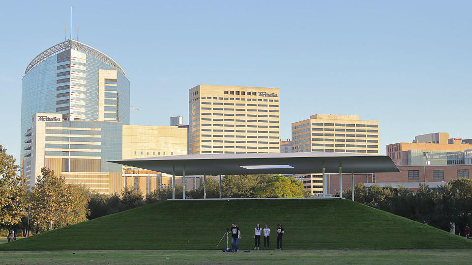 Rice University James Turrell Skyspace in Houston Texas