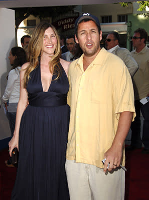 Adam Sandler and wife Jackie at the LA premiere of Columbia's Click