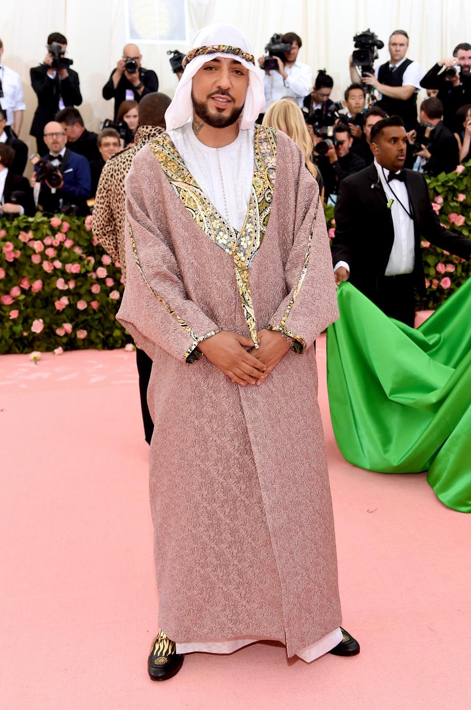 <h1 class="title">French Montana in Gucci</h1><cite class="credit">Photo: Getty Images</cite>