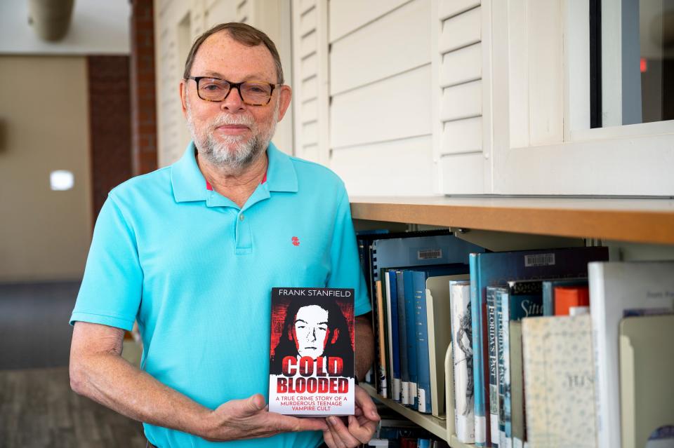 Seasoned journalist Frank Stanfield recently published his third book, “Cold Blooded: A True Crime of a Murderous Teenage Vampire Cult,” which tells the true story of the “vampire killer” Rod Ferrell. [Cindy Peterson/Correspondent]