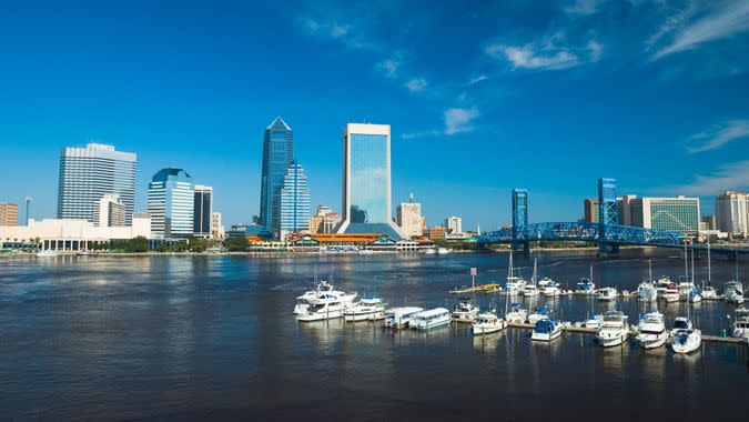 Jacksonville Downtown skyline, St.