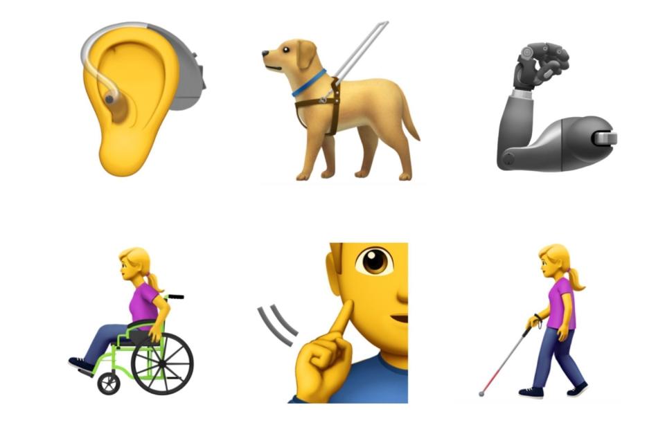 Barrierefreiheit auch bei Emojis. (Bild: Screenshot/Twitter/Emojipedia)