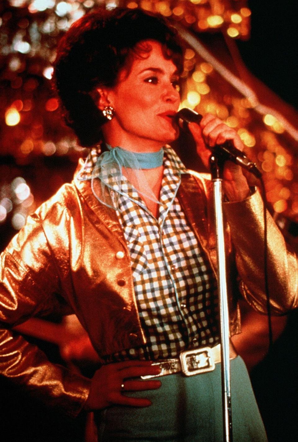 Jessica Lange won an Academy Award for her role as Patsy Cline in the 1985 film ‘Sweet Dreams’ (ITV/Shutterstock)