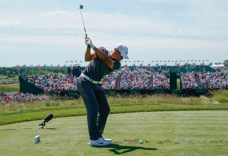 Cameron Champ has been longer off the tee at the 2017 U.S. Open than anyone in the field. (AP)