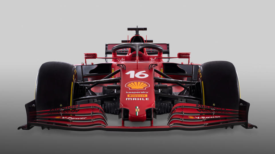 集測開跑前Ferrari發表其2021年F1新車SF21