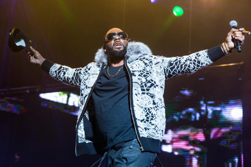 R. Kelly, pictured in February, has addressed allegations that he’s keeping women against their will. (Photo: Scott Legato/Getty Images)