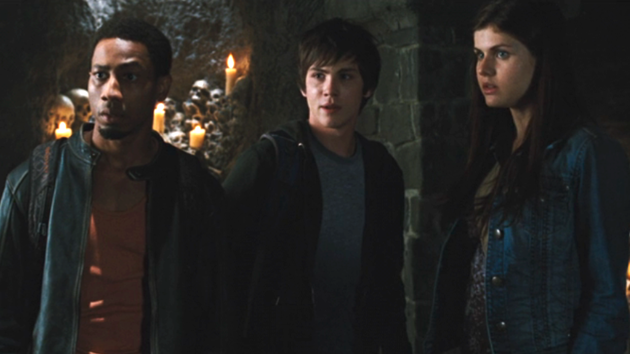  Grover, Percy and Annabeth in the Underworld in The Lightning Thief. 