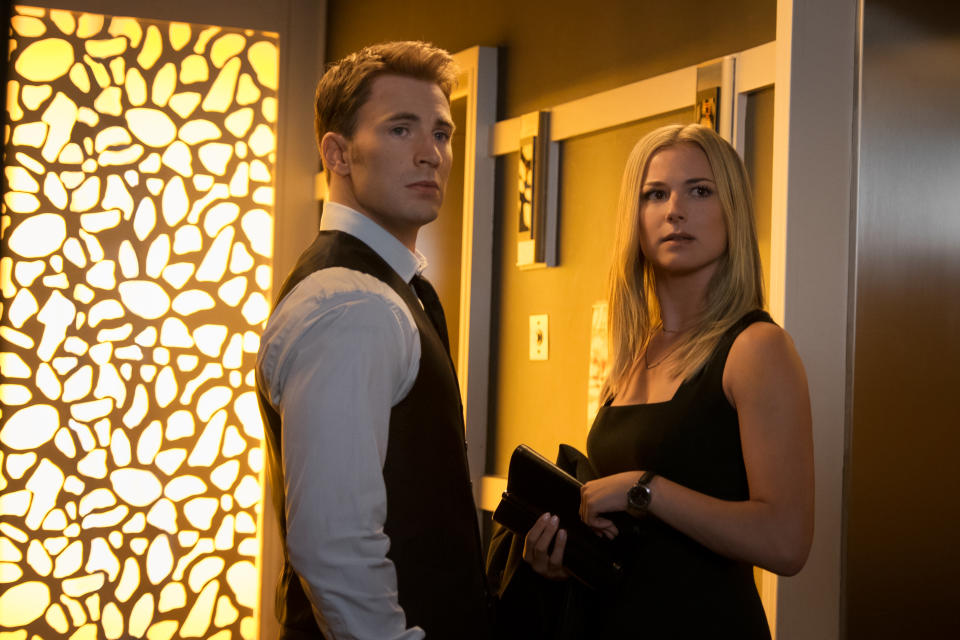 Captain America/Steve Rogers (Chris Evans) and Agent 13/Sharon Carter (Emily VanCamp) in <i>Captain America: Civil War</i><span class="copyright">Zade Rosenthal—Marvel Studios</span>