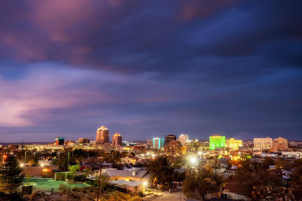 Early Morning View of Albuquerque, New Mexico