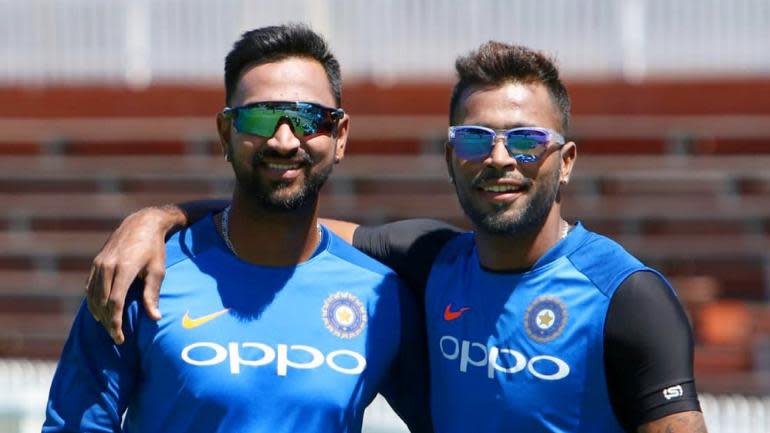 Hardik Pandya, Krunal Pandya.