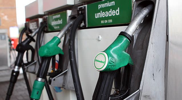 caption=Drivers in Brisbane were paying up to 30 cents a litre more on Monday than they were a week ago. Source: Getty
