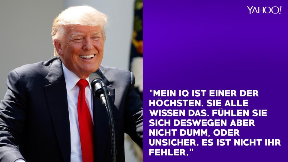 Die selbstverliebtesten Zitate von Donald Trump