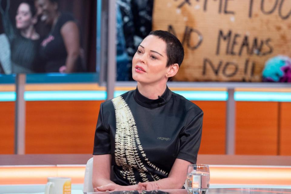 Whistleblower: Rose McGowan was one of the first to speak out (Ken McKay/ITV/REX)