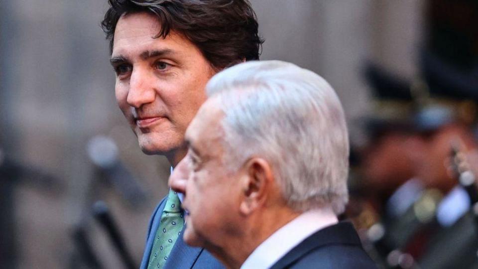 López Obrador y Justin Trudeau