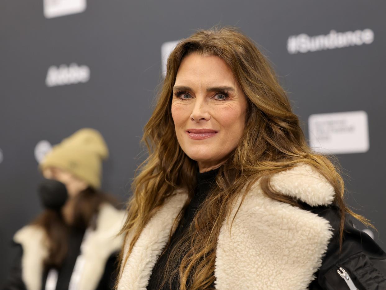 Brooke Shields attends the 2023 Sundance Film Festival "Pretty Baby: Brooke Shields" Premiere at Eccles Center Theatre on January 20, 2023 in Park City, Utah.