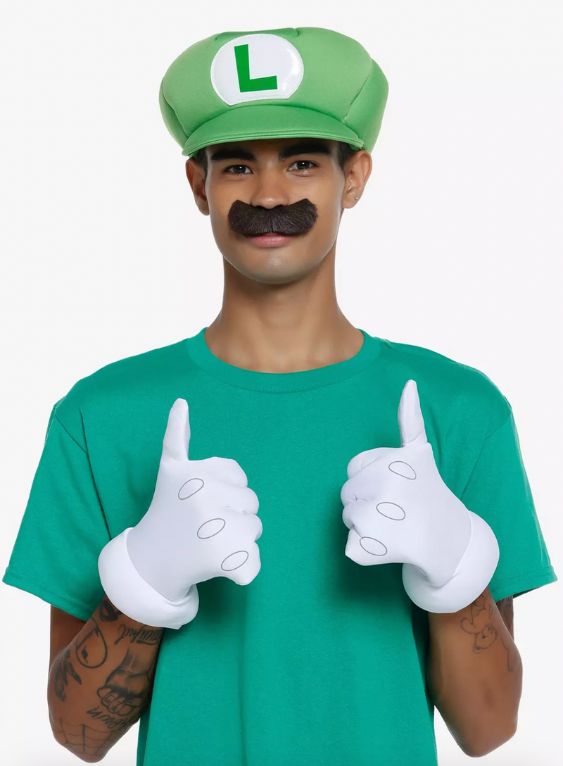 Super Mario Luigi Costume Kit x Hot Topic