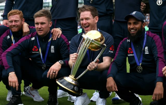 Eoin Morgan led England to a historic 50-over World Cup crown last summer (Steven Paston/PA)