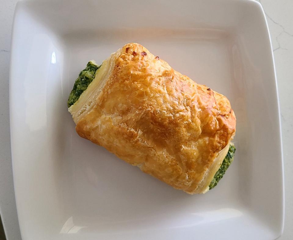 Publix's new spinach ricotta croissants, 3 for $6.