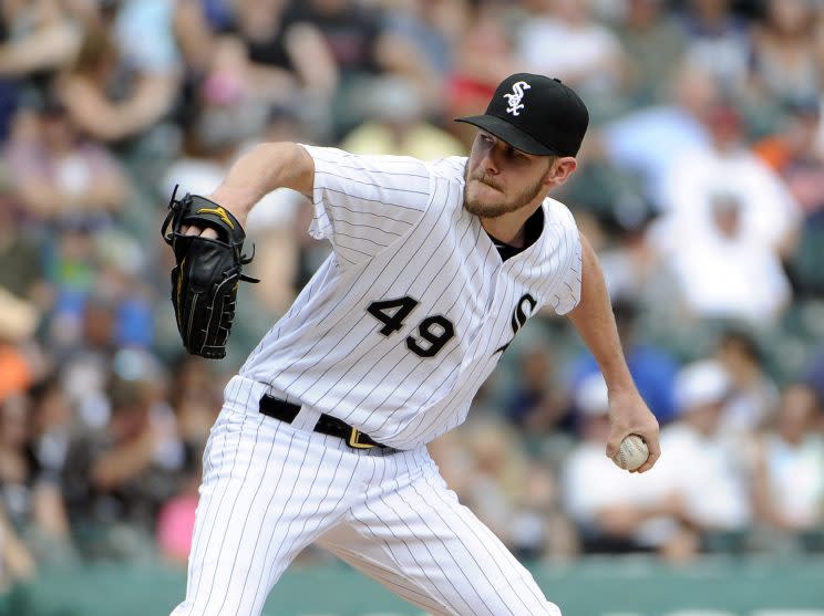 White Sox pitcher Chris Sale is one of the biggest names on the trade market. (Getty Images/David Banks)