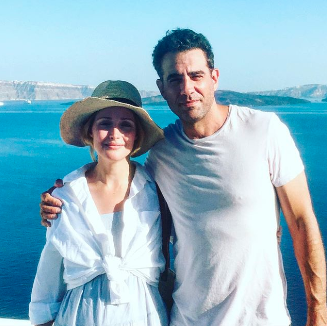 Rose and Bobby (here on holiday together earlier this year) have been together since 2012. Source: Instagram