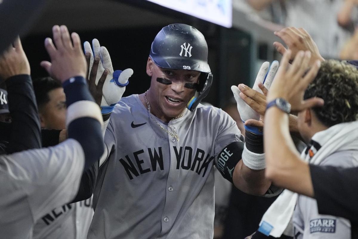 Judge hits 44th homer and Cole pitches Yankees past Tigers 3-0