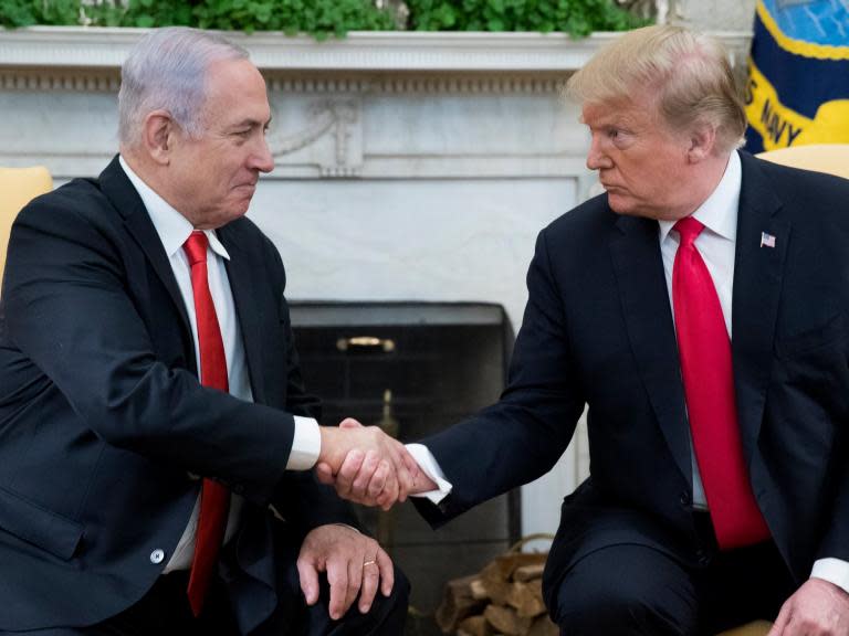 Netanyahu jokes with Trump about corruption probe: 'I hope they don't open an investigation on us'