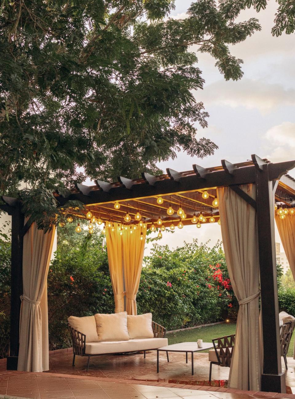 Lighting makes all the difference when it comes to making your patio more inviting.