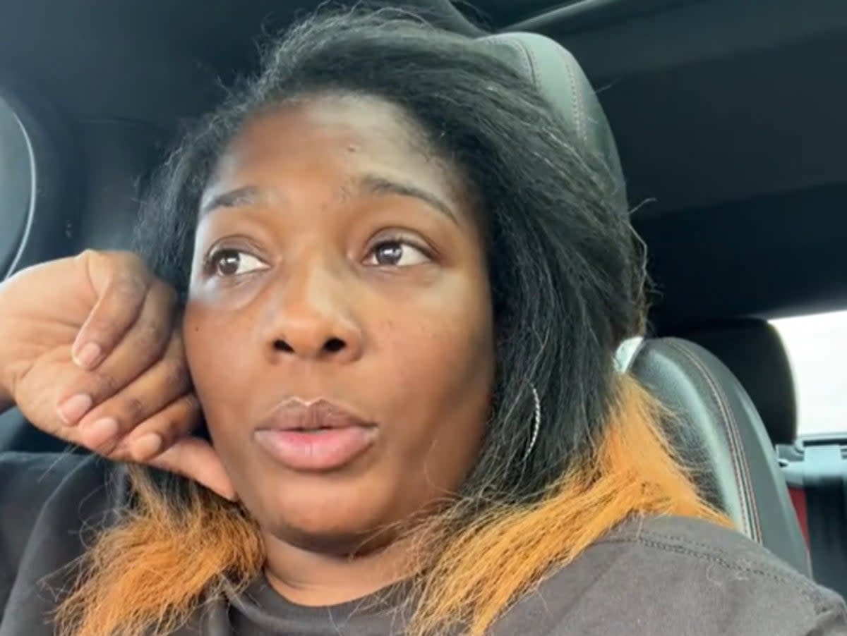 Chrishalea Farley describes her bizarre order in a TikTok video (Chrishalea Farley via TikTok)