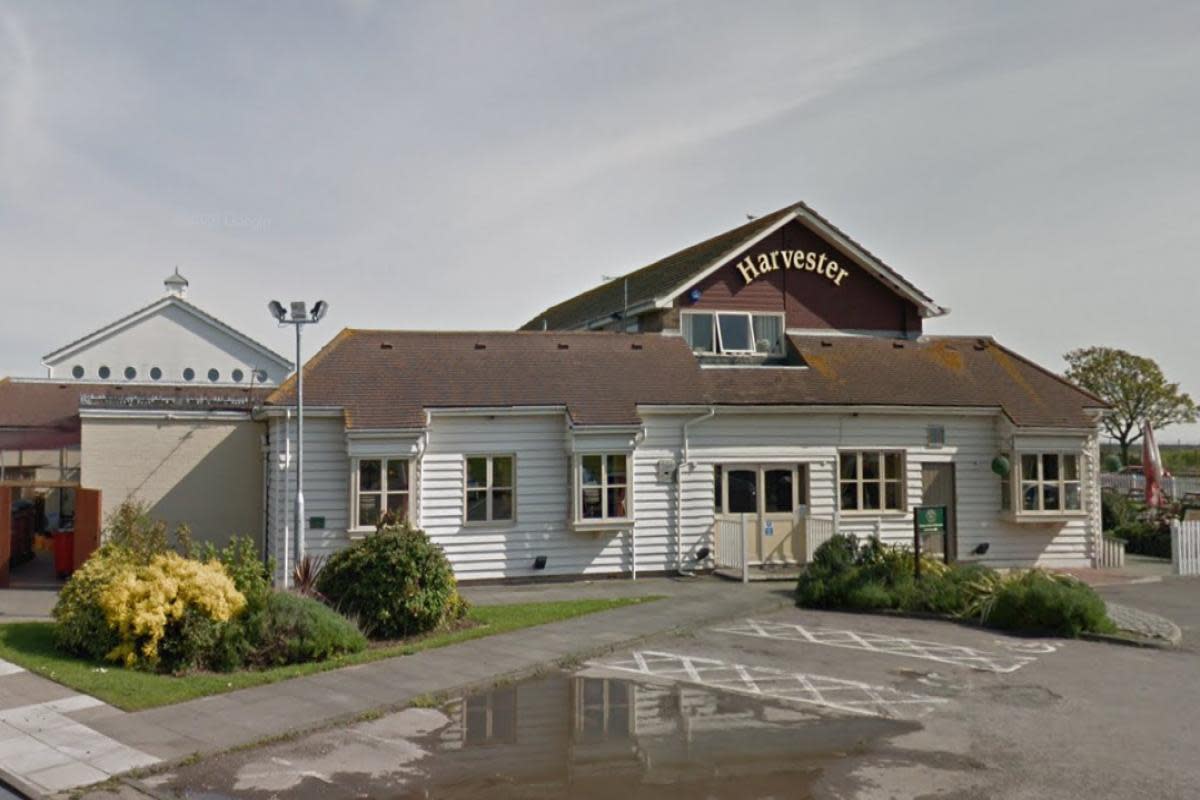 The Harvester restaurant in Shoebury is re-opening in May <i>(Image: Google)</i>