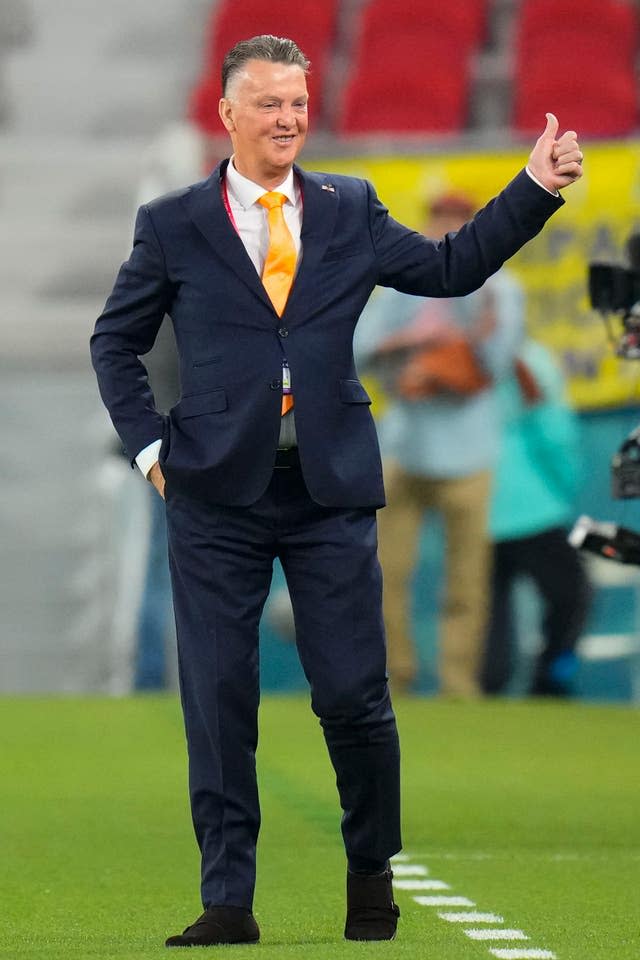 Netherlands coach Louis van Gaal