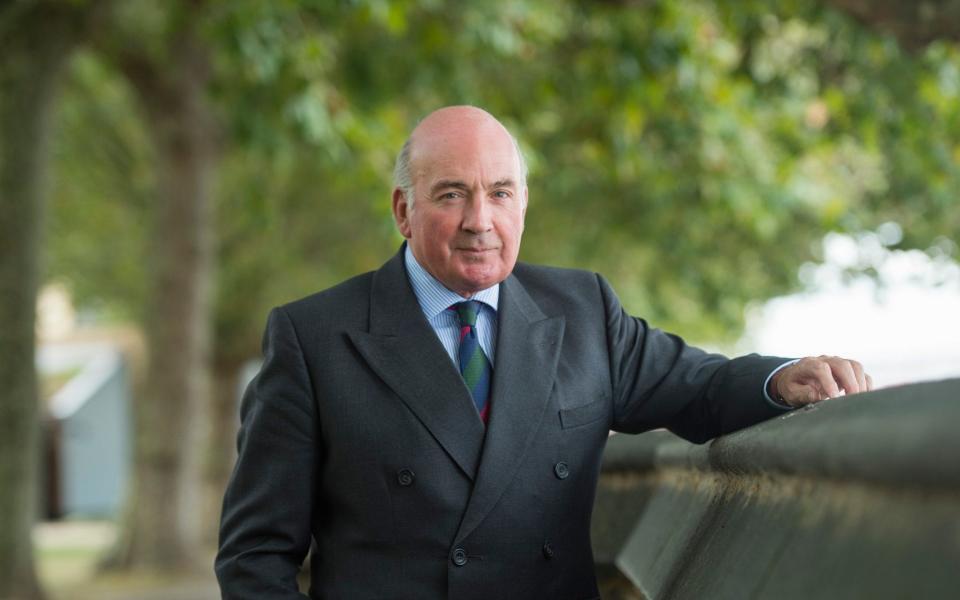 Lord Richard Dannatt, photographed in Victoria Gardens, House of Lords. 5th September 2016 - David Rose for The Telegraph