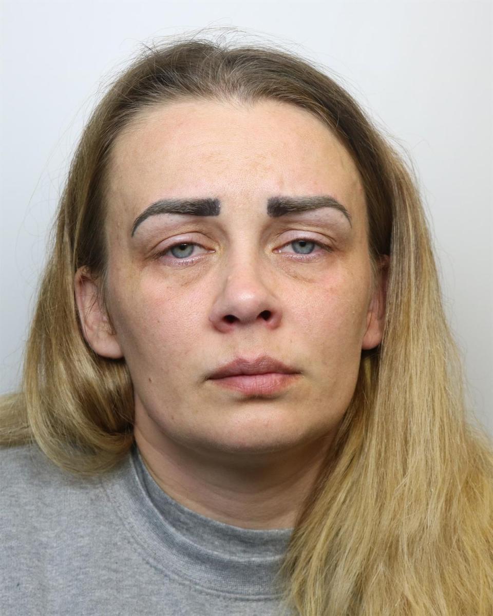 The jury heard Agnieszka Kalinowska at one point ‘took over stabbing Sebastian with a needle’ (West Yorkshire Police/PA)