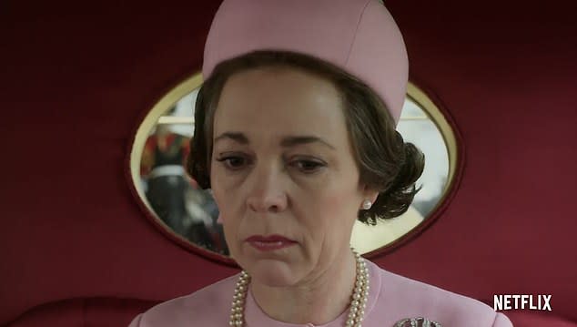 Olivia Coleman as the Queen in The Crown series three